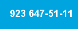 923 647-51-11 923 647-51-11